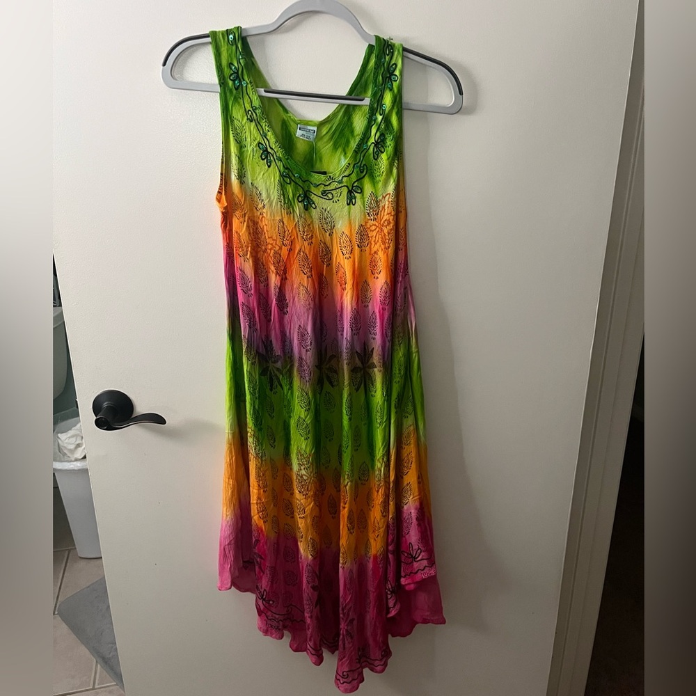 🌴Shoreline Flowy Vibrant dress